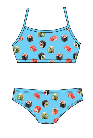 Female 2 piece training bikini - Sushi