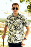Tropical Olive Technical Golf Shirt