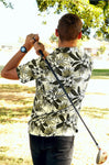 Tropical Olive Technical Golf Shirt
