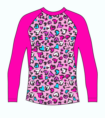 Love Leopard Rash Vest (3228)