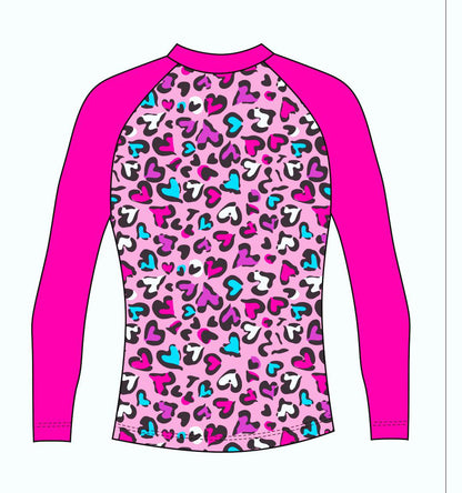 Love Leopard Rash Vest (3228)