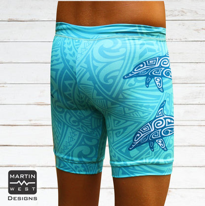 Female Tattoo Dolphin run/paddle shorts (3108)