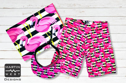 Special Male Flamingo run/paddle/swim set (3083)
