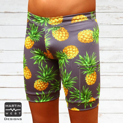 Female Pineapple Swim/run/paddle shorts (3110)