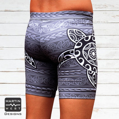 Male Tattoo Turtle Swim/run/paddle shorts (3098)
