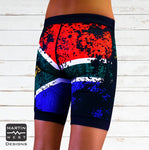 Female SA Flag Swim/run/paddle shorts