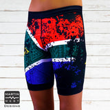 Male SA Flag Swim/run/paddle shorts