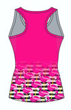 Female Flamingo Running Vest