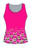 Female Flamingo Running Vest