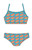 Female 2 piece training bikini -  Hot Dog