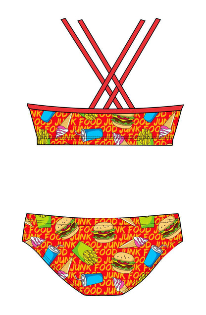 Female 2 piece training bikini -  Junk Food