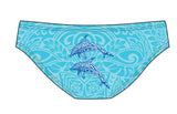 Male brief swimsuit - Dolphin Tribal-Dax Martin