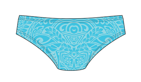 Male brief swimsuit - Dolphin Tribal-Dax Martin