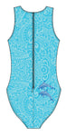 Female water polo swimsuit - Dolphin Tribal-Dax Martin