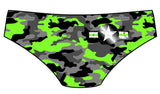 Male brief swimsuit- Neon Camouflage - DG apparel competitive swimwear lifesaving waterpolo south african flag swimwear triathlon running
