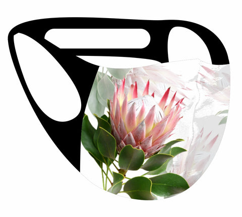 Ultimate Comfort Reusable Face Mask Pink Protea