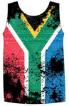 Male South African Flag run vest (2424)