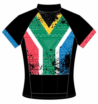 Female South African Flag Pro cycle Jersey (2424)