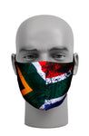 Ultimate Comfort Reusable Face Mask Ethnic South African Flag (2424)