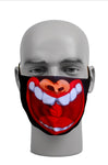 Ultimate Comfort Reusable Face Mask Laughing Mouth