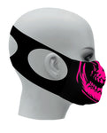 Ultimate Comfort Reusable Face Mask Pink Skull