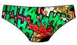 Male brief swimsuit- Suicide S - DG apparel competitive swimwear lifesaving waterpolo south african flag swimwear triathlon running