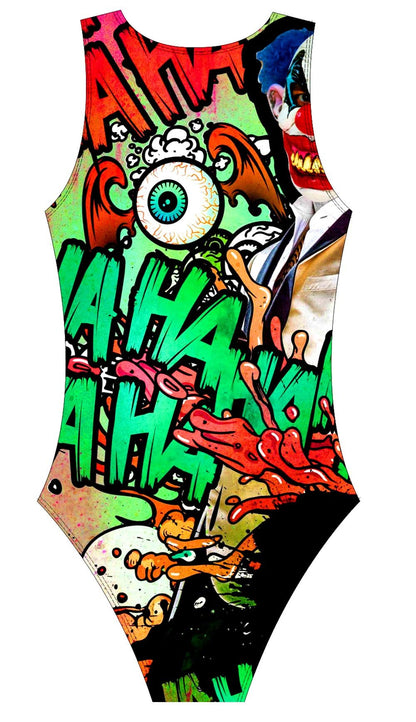 Female Water polo swimsuit- Suicide S - DG apparel competitive swimwear lifesaving waterpolo south african flag swimwear triathlon running