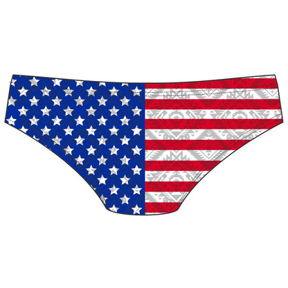 Men's Brief Swimsuit - American Flag