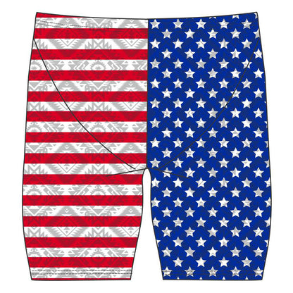 Men's Jammer Swimsuit - American Flag
