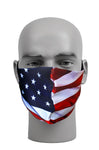 Ultimate Comfort Reusable Face Mask USA flag