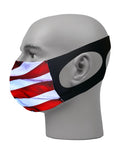 Ultimate Comfort Reusable Face Mask USA flag