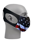 Ultimate Comfort Reusable Face Mask USA flag