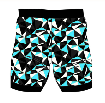 Female Ultra Blue run/paddle shorts