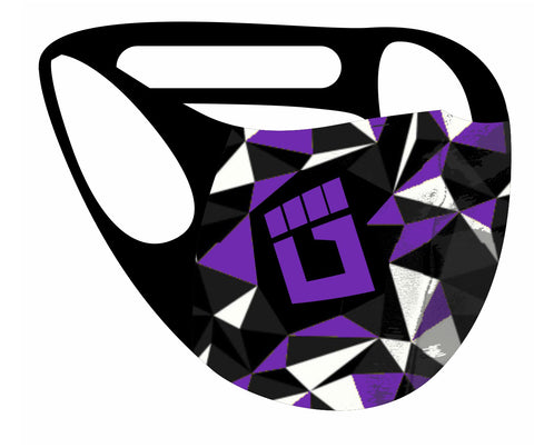Ultimate comfort reusable face mask Ultraman Purple