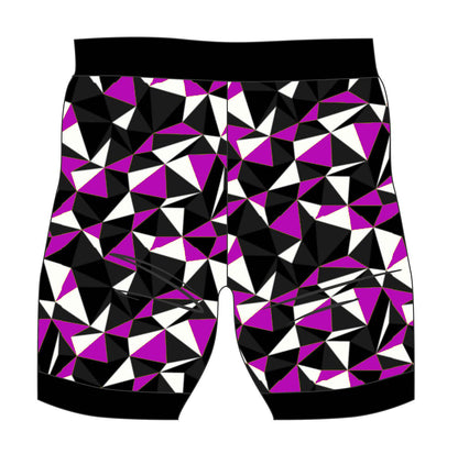 Female Ultra Purple run/paddle shorts