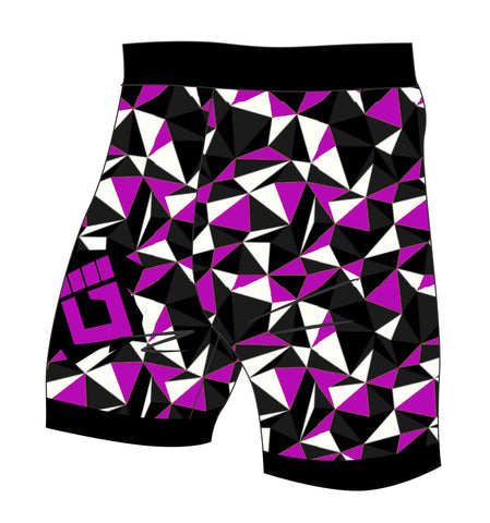 Female Ultra Purple run/paddle shorts