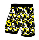Female Ultra Yellow run/paddle shorts