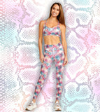 Rainbow Snake Strappy Crop Top