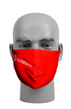 Ultimate Comfort Reusable VODAPHONE Face Mask example not for sale