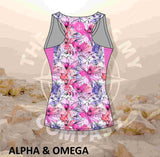 Alpha & Omega Floral Faith Run Vest