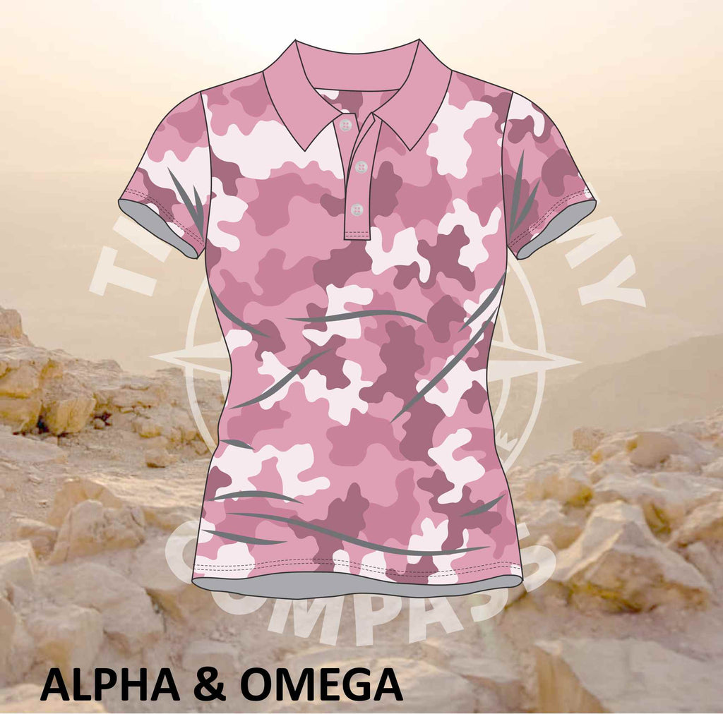 Womens camo hotsell golf shirt
