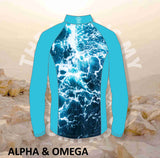 Alpha And Omega Lord Is My Compass Print Trail Jacket