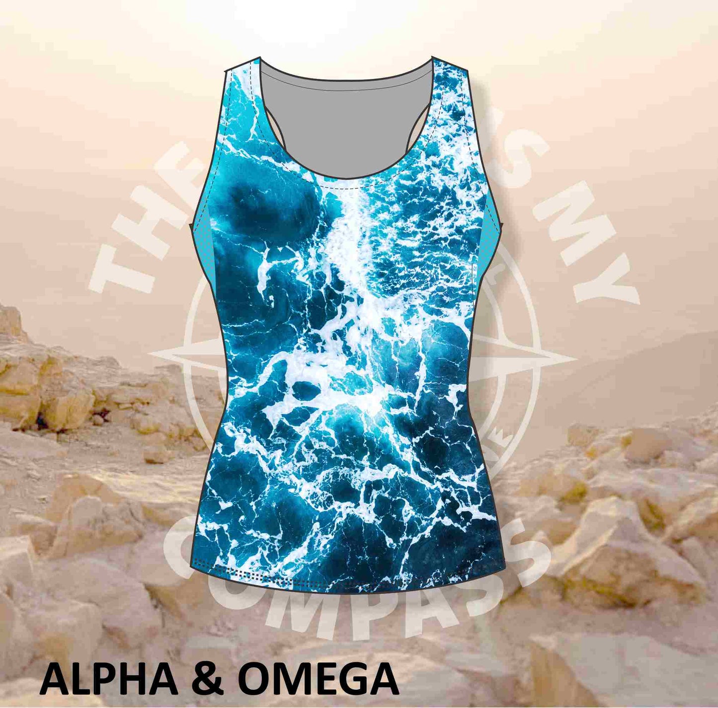 Alpha & Omega The Lord is My Compass Run Vest