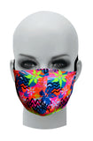 Ultimate Comfort Reusable Face Mask Neon Floral