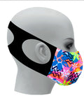 Ultimate Comfort Reusable Face Mask Neon Floral
