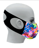 Ultimate Comfort Reusable Face Mask Neon Floral