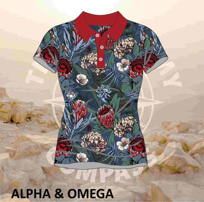 Alpha and Omega Fynbos Ladies Golf Shirt (3233)