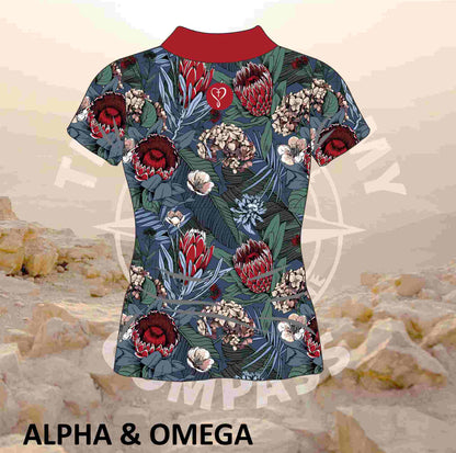 Alpha and Omega Fynbos Ladies Golf Shirt (3233)