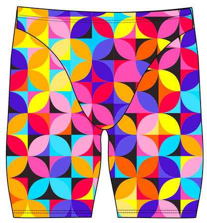 Men's Jammer Swimsuit - Geo Petals (3053)