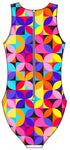 Female water polo swimsuit - Geo petals